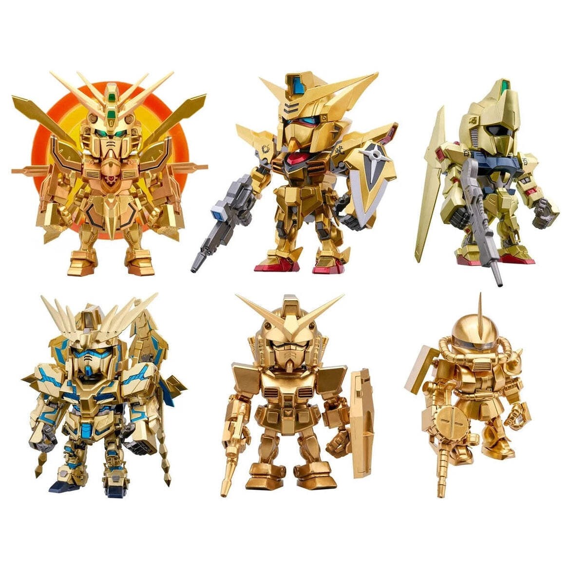 Bandai QMSV Mini "Gold Team" Gundam Blind Box