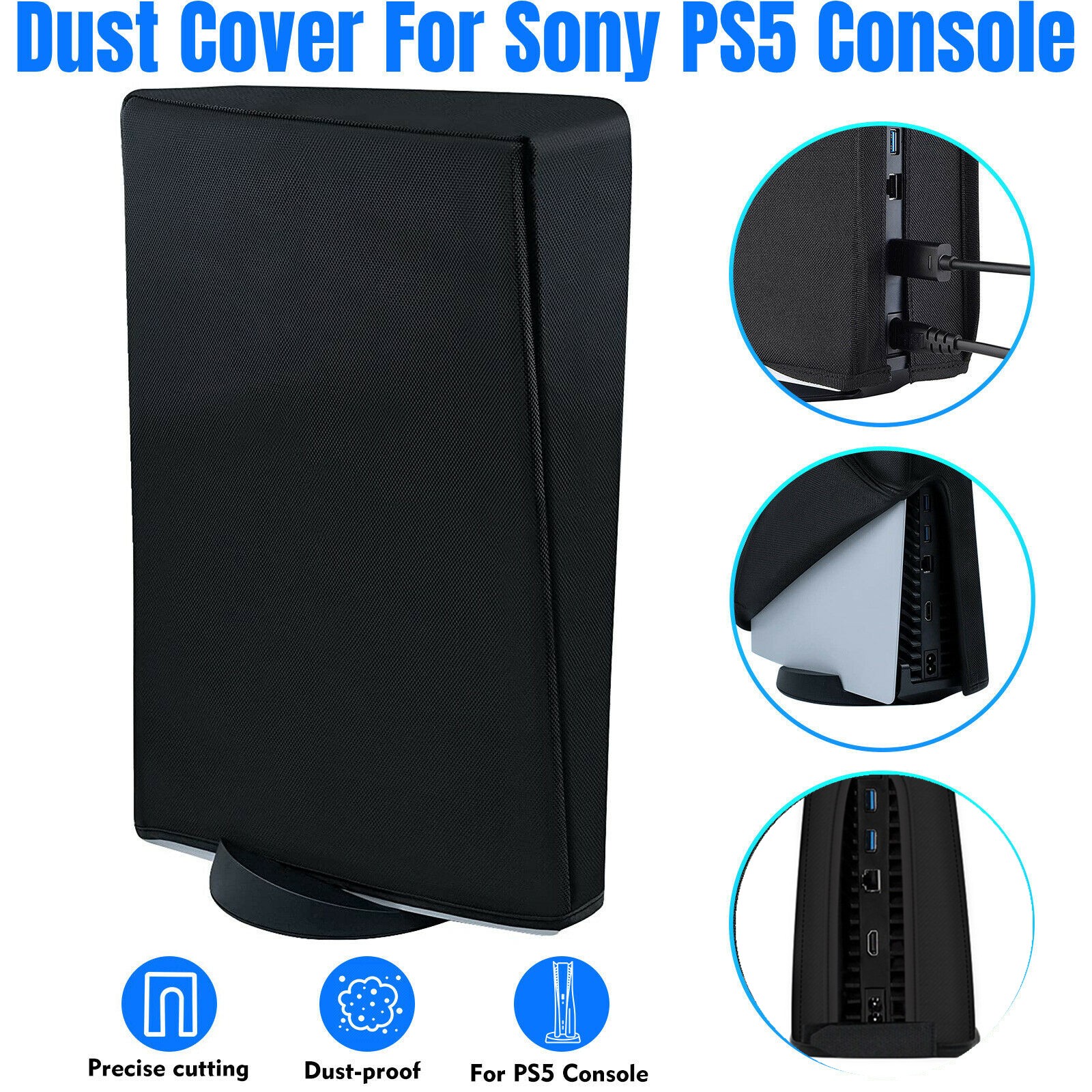 Dust Cover Waterproof Protective Case Shell for Sony PS5 Console Accessories