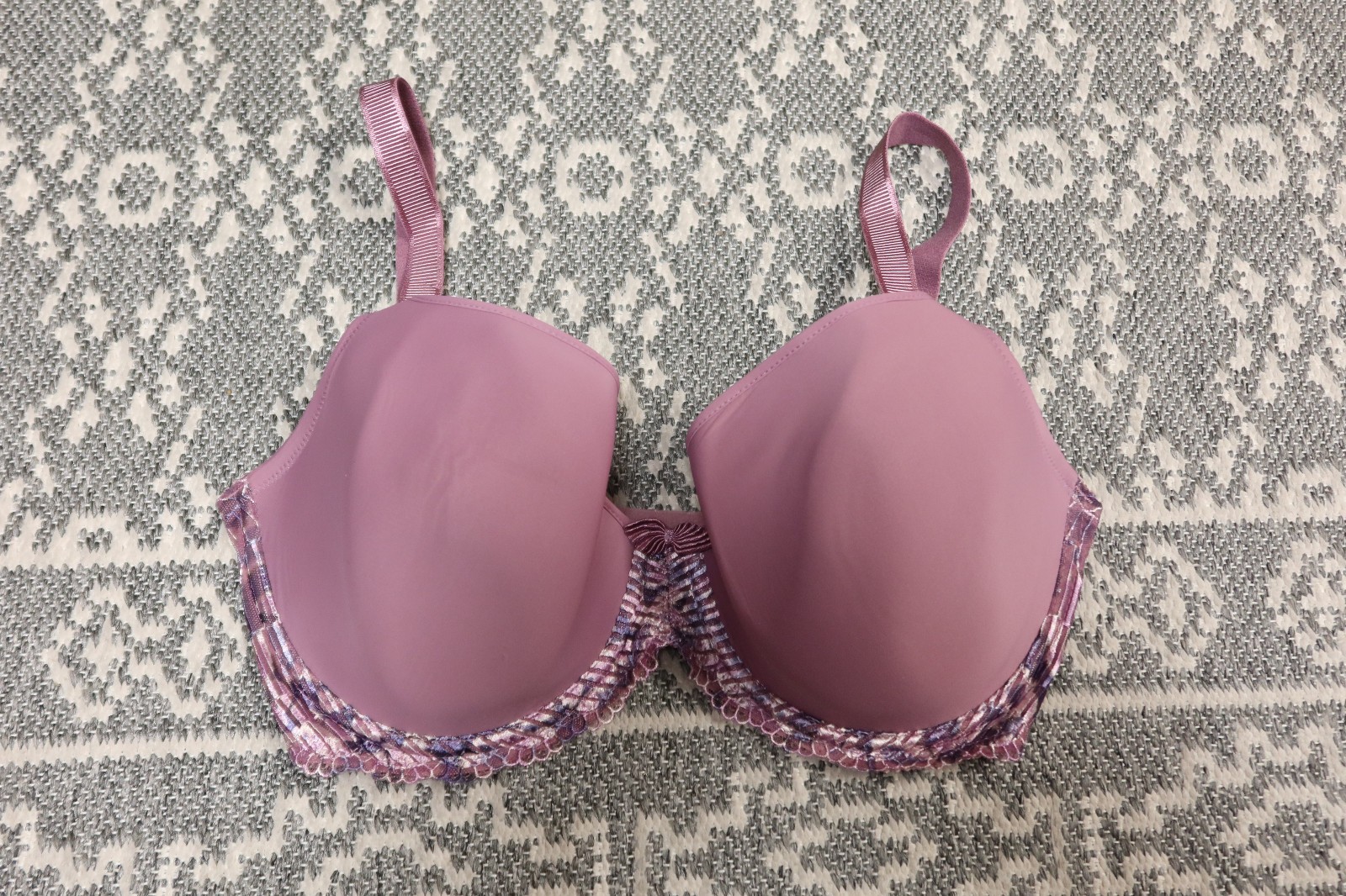 New Wacoal La Femme Underwire T-Shirt Bra - Size 34G - Dusky Orchid - # 853117