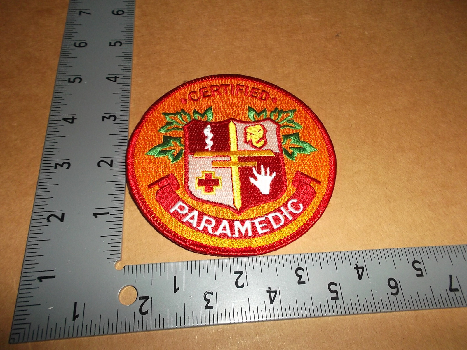 Certified Paramedic Fire EMS Patch~Michigan~MI~Brand New~EMT~Emergency Medical~