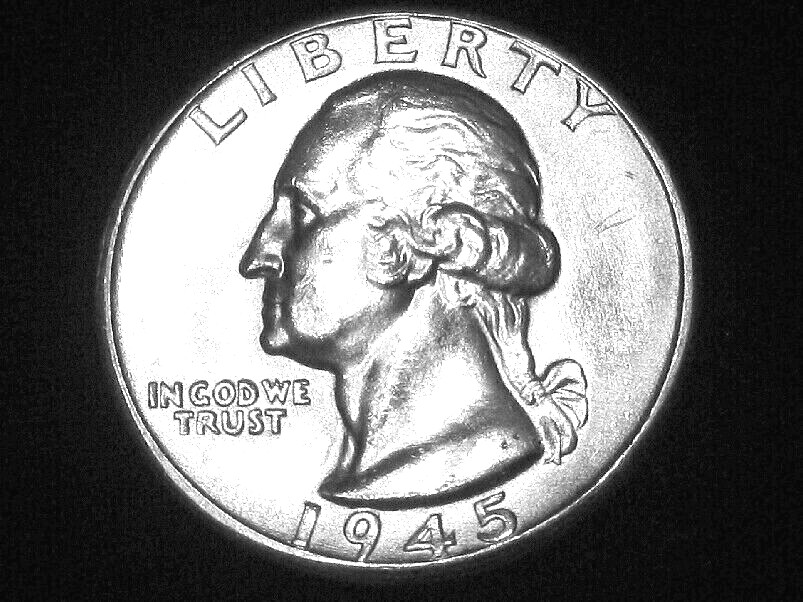 1945 Washington Quarter --- Choice Uncirculated