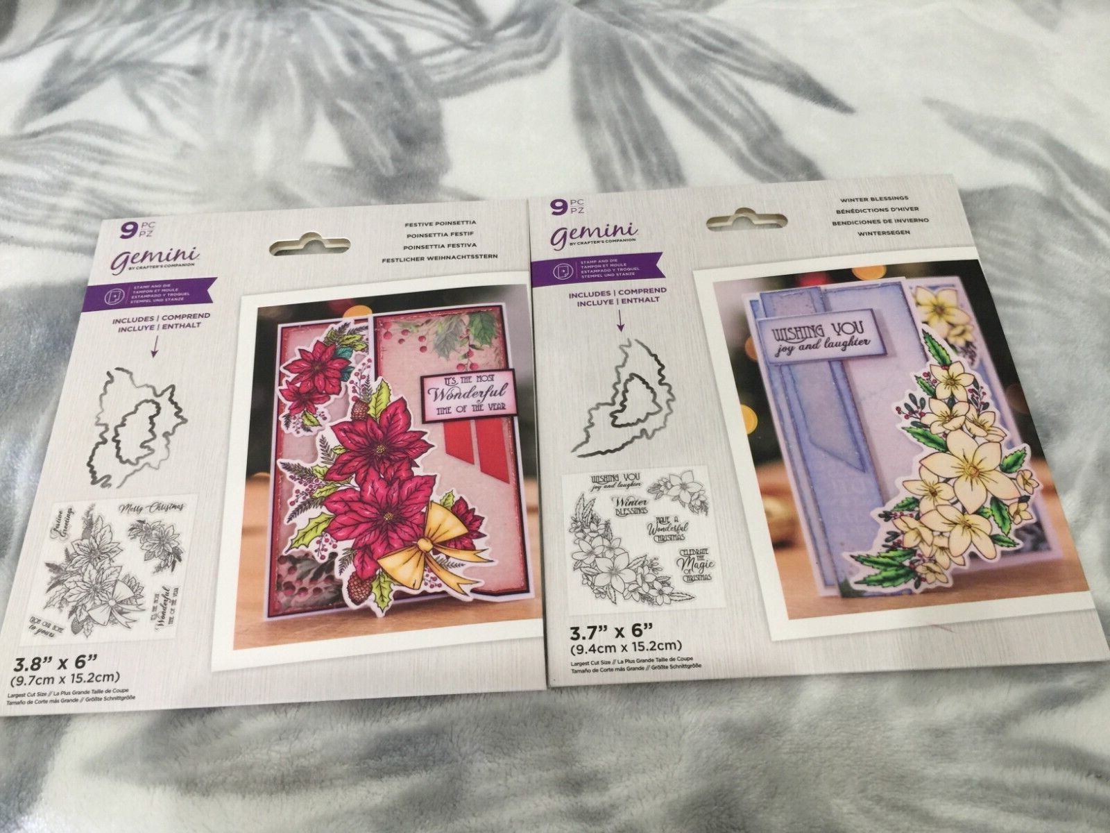 NEW 2021 Gemini Floral Spray Stamp & Dies by Crafters Companion New 761539