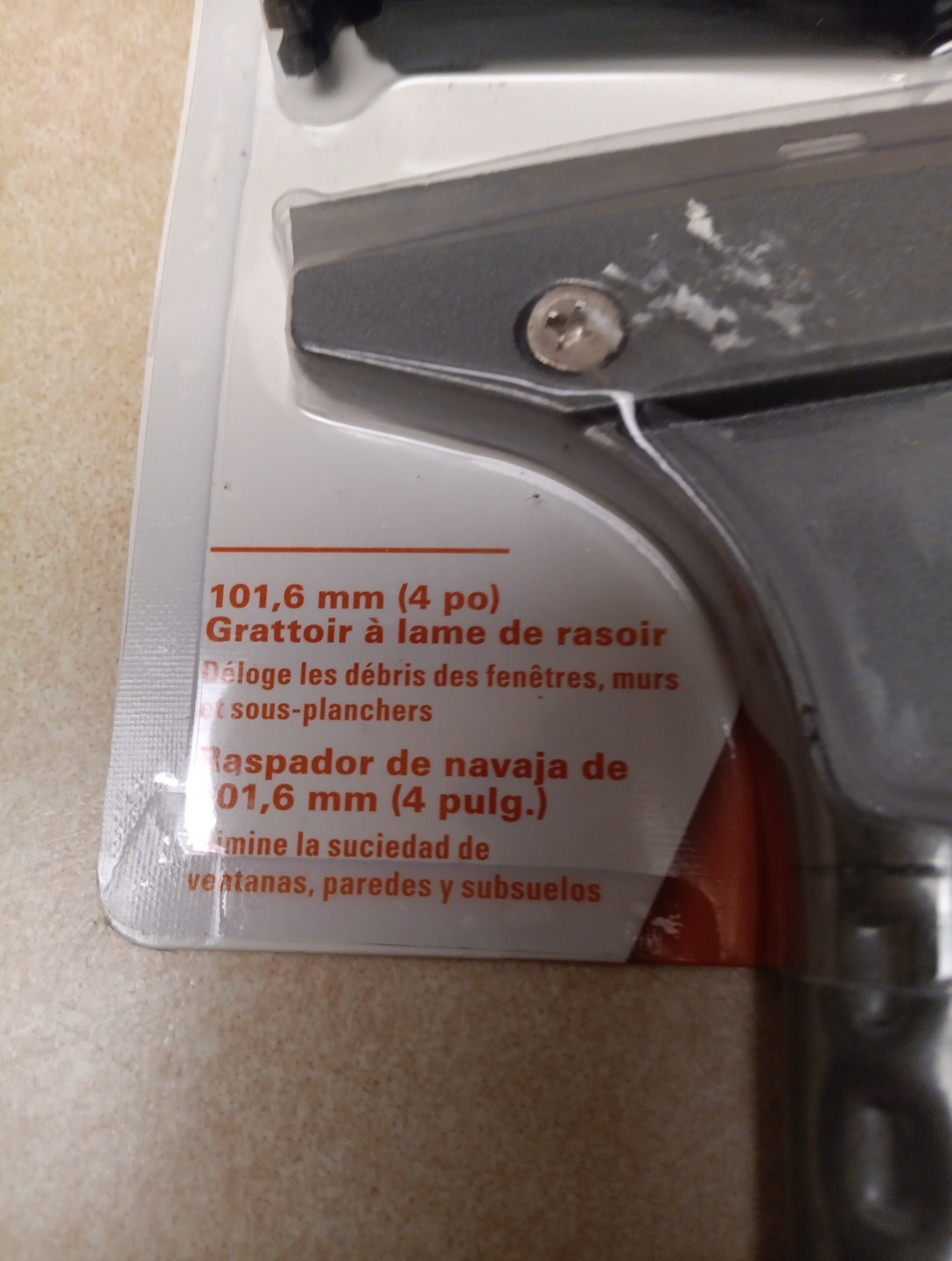 Ridgid FT5001 4'' Razor Blade Floor & Wall Scraper window flat knife tool x2