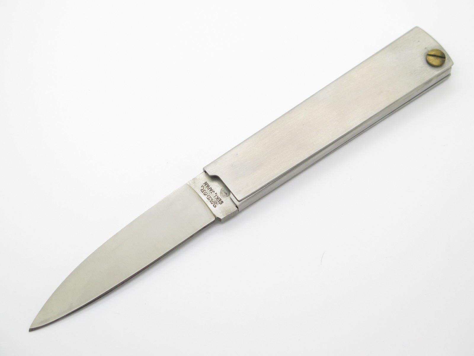 Vintage Valor 785 Seki Japan Tak Fukuta Trifold Safety Folding Pocket Knife