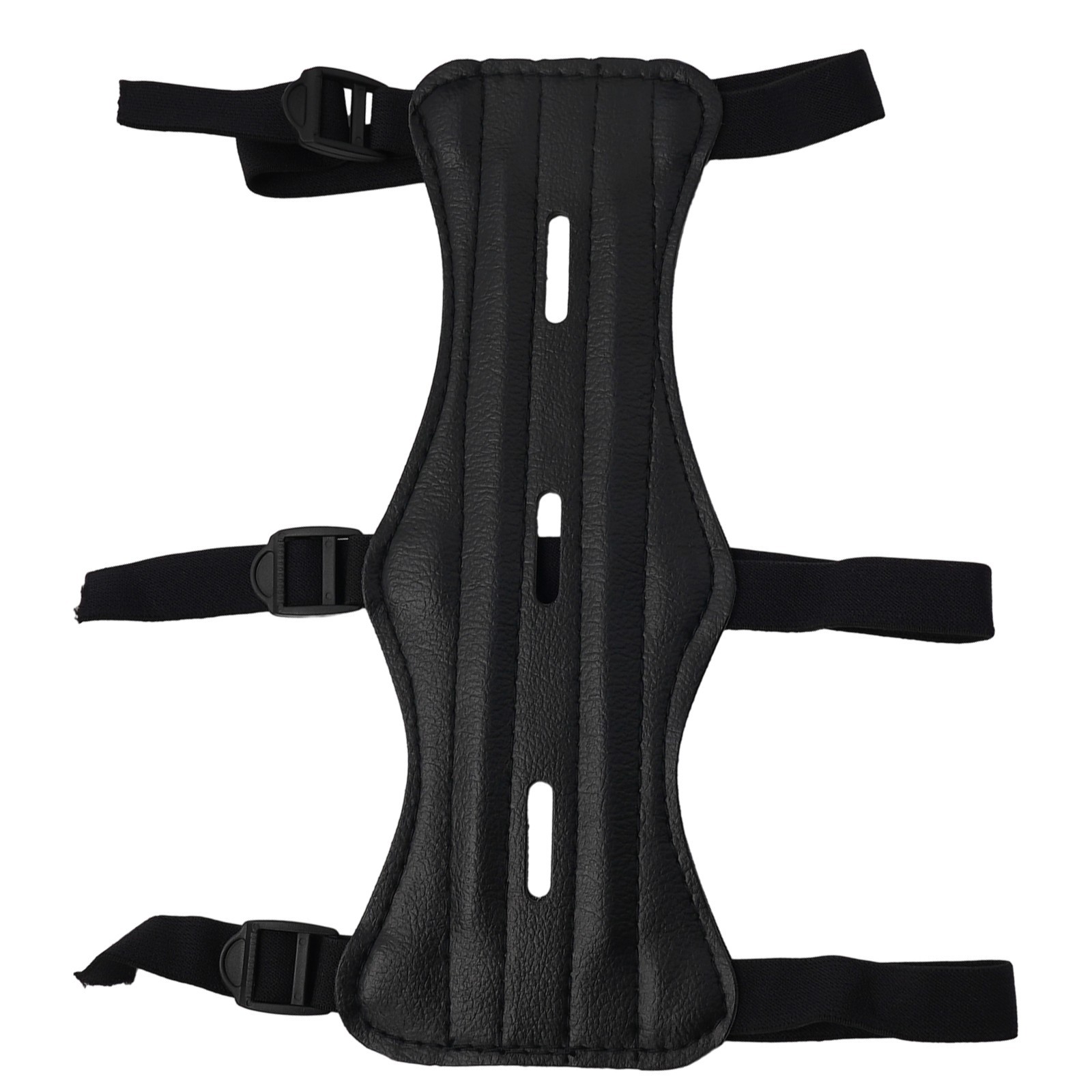 Extended Leather Guard for Bow Gear Practical Hole Design for Efficiency
