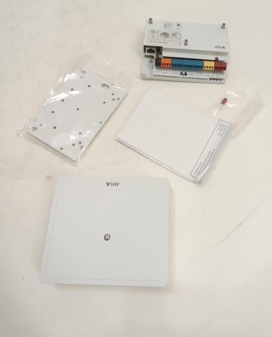 Axis 02368-001 A1210 Single Door Network Controller Form C Relay PoE White
