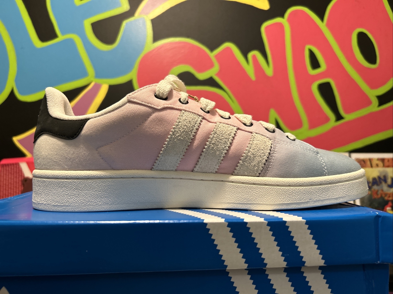 adidas Originals Campus 00s IH2494 Wonder Blue Sneakers Cotton Candy White