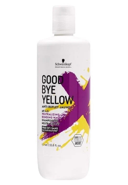 Schwarzkopf GoodBye Yellow Anti-Reflet Jaune Shampoo,33.8 oz