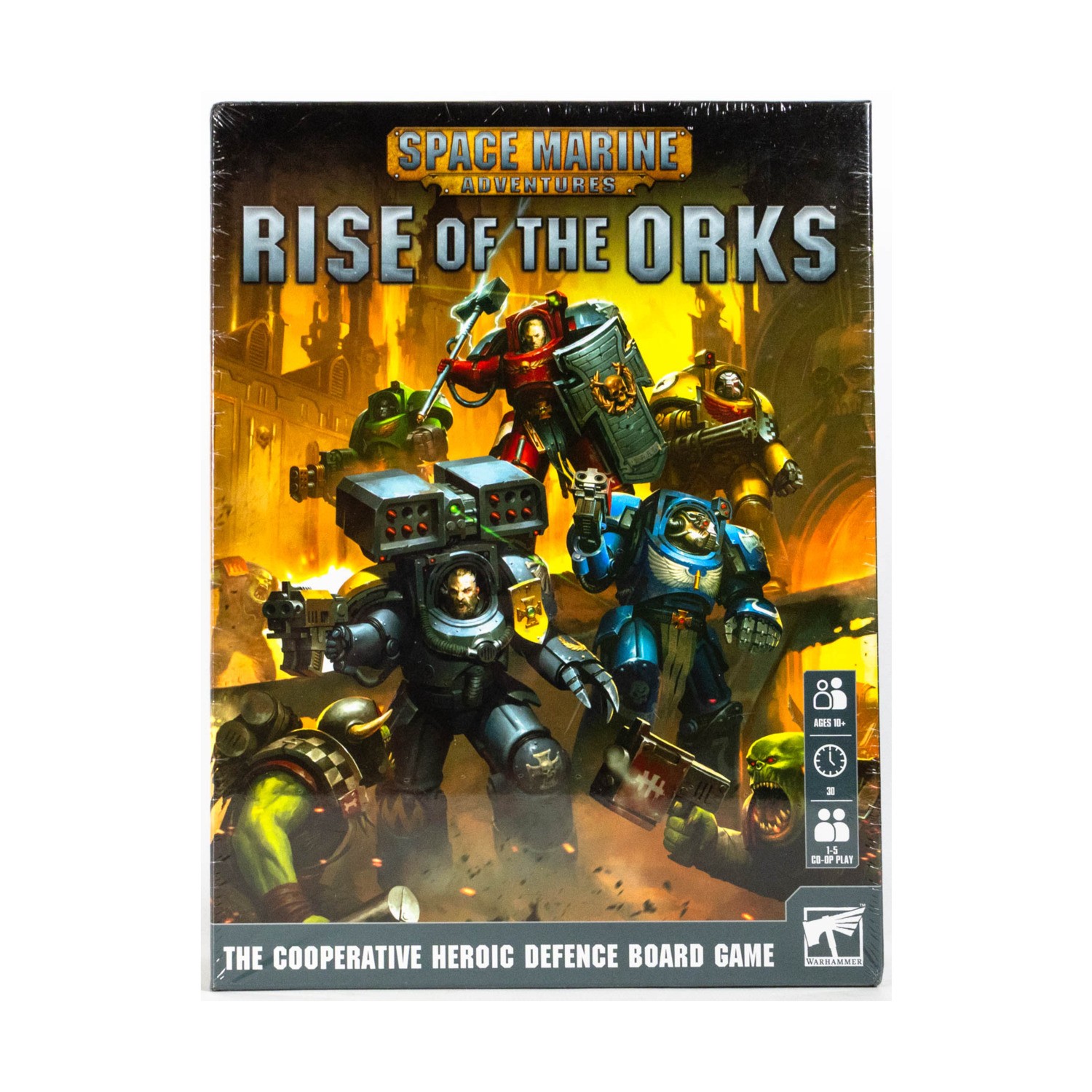 GW Boardgame Space Marine Adventures - Rise of the Orks Box VG+/NM