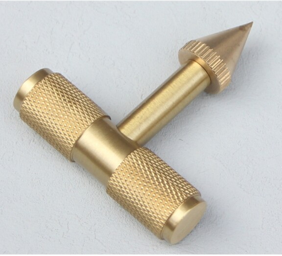Tactical Brass Cool Stick Small T-Type Outdoor Pocket Tool Multi Tool EDC
