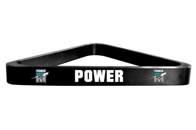 Adelaide Port Power AFL Kelly Pool Snooker Billiard Table Ball Triangle Rack
