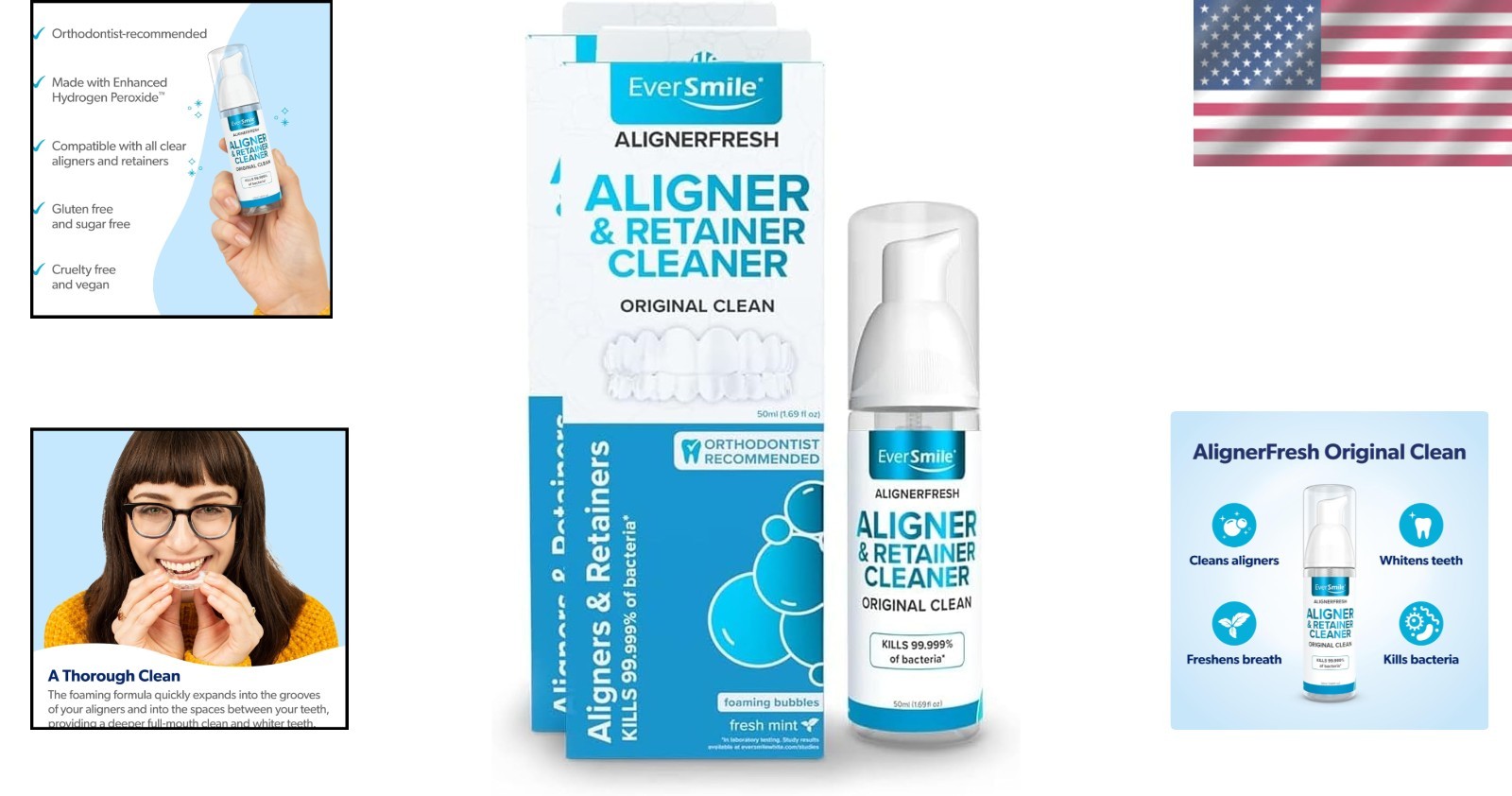 Aligner Cleaner for Invisalign & Retainers