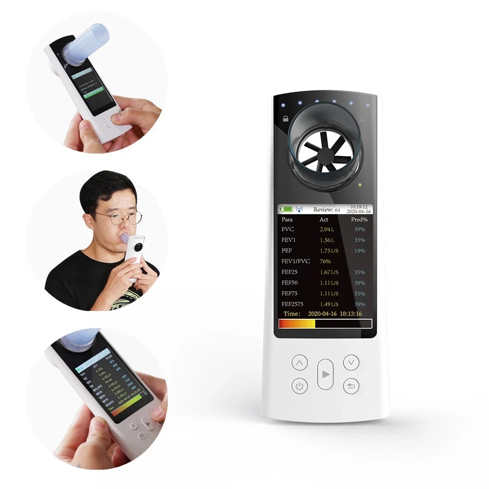 SP80B Bluetooth Handheld Spirometer with APP, Shipped From US Warehouse