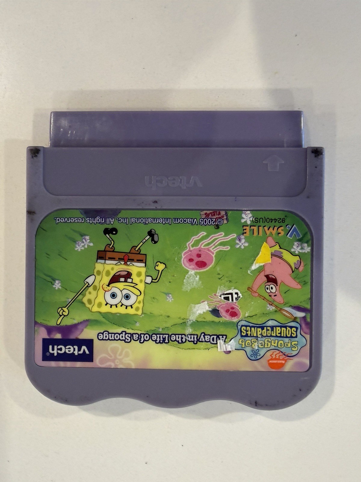 VTech VSmile SpongeBob SquarePants a Day in the Life of a Sponge Cartridge Game