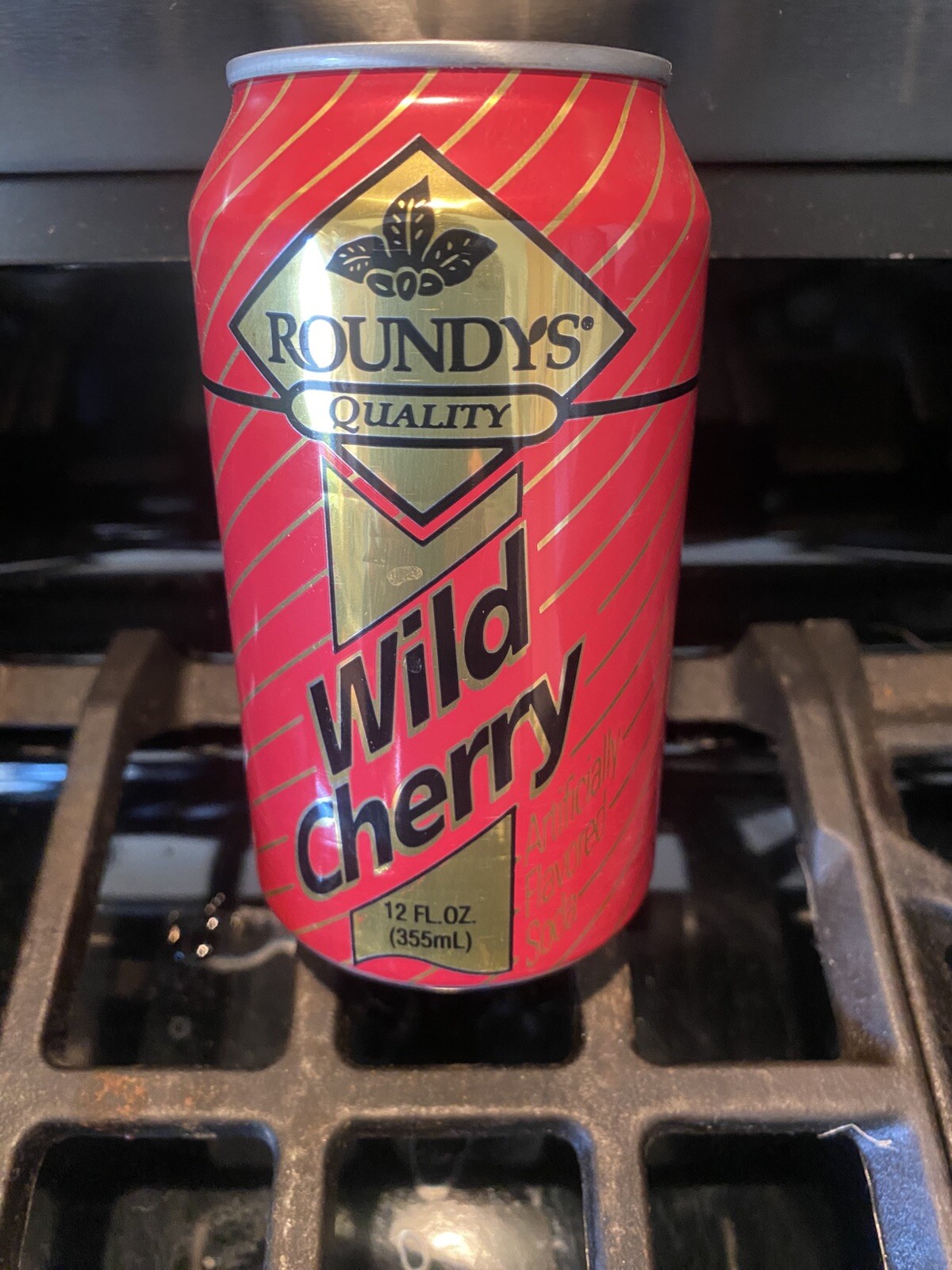 ROUNDY’S WILD CHERRY 🍒 SODA 🥤 Can 🥤ELUSIVE STYLE WILD CHERRY 🍒