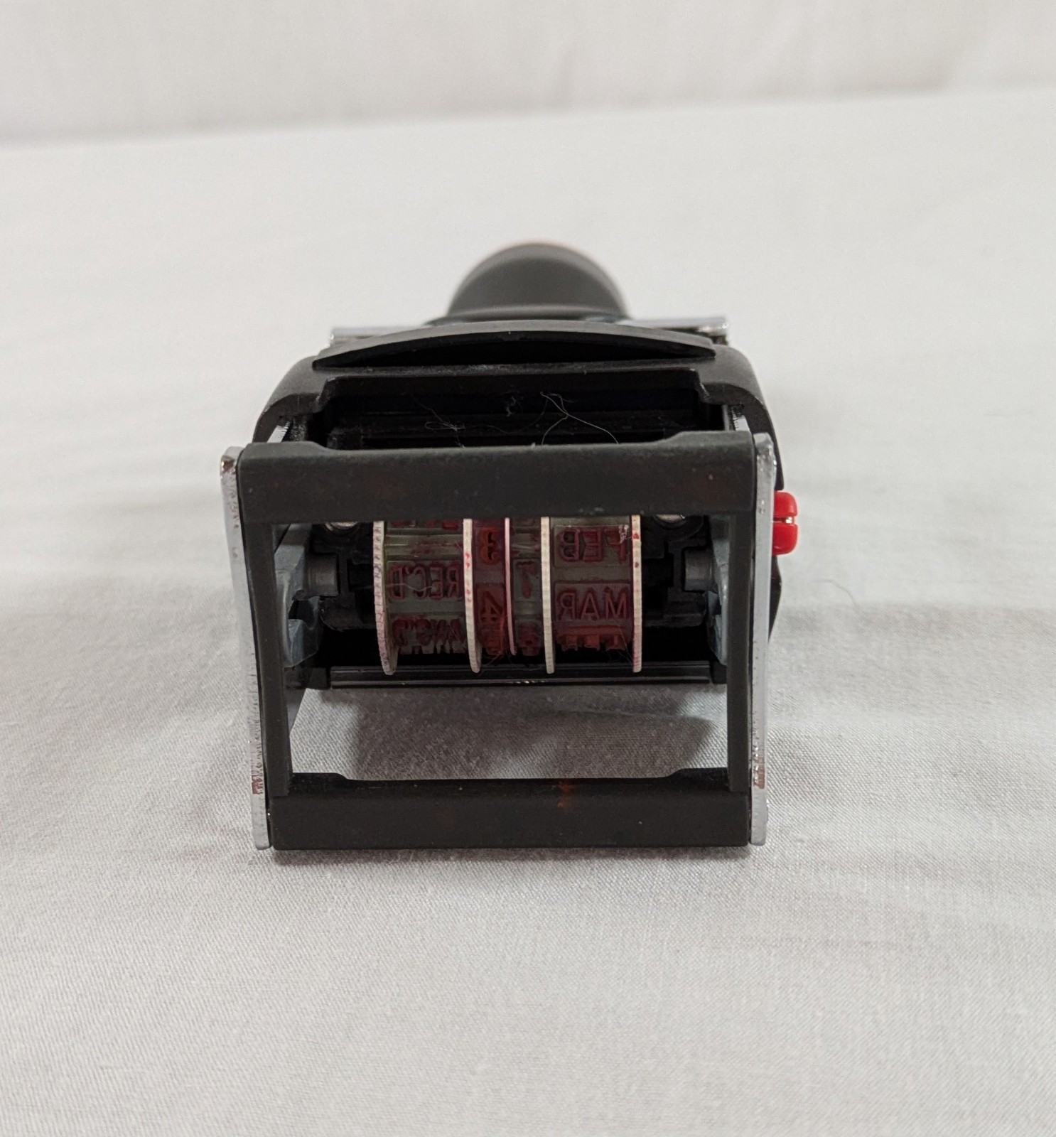 2000 PLUS SELF INKING DATE ENTERED STAMP dates 2005 to 2010 Adjustable Red Ink