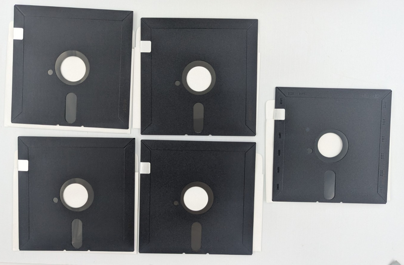 Microsoft MS-DOS 5.0 Tandy Upgrade Boxed Software Set 5.25" Floppy Disks Only