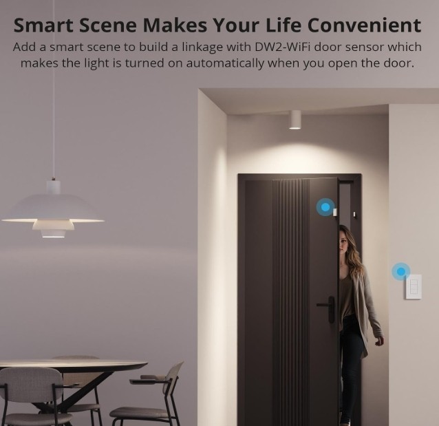 SONOFF Matter Smart Light Switch, 2.4GHz WiFi Light Switch, Neutral Wire Require
