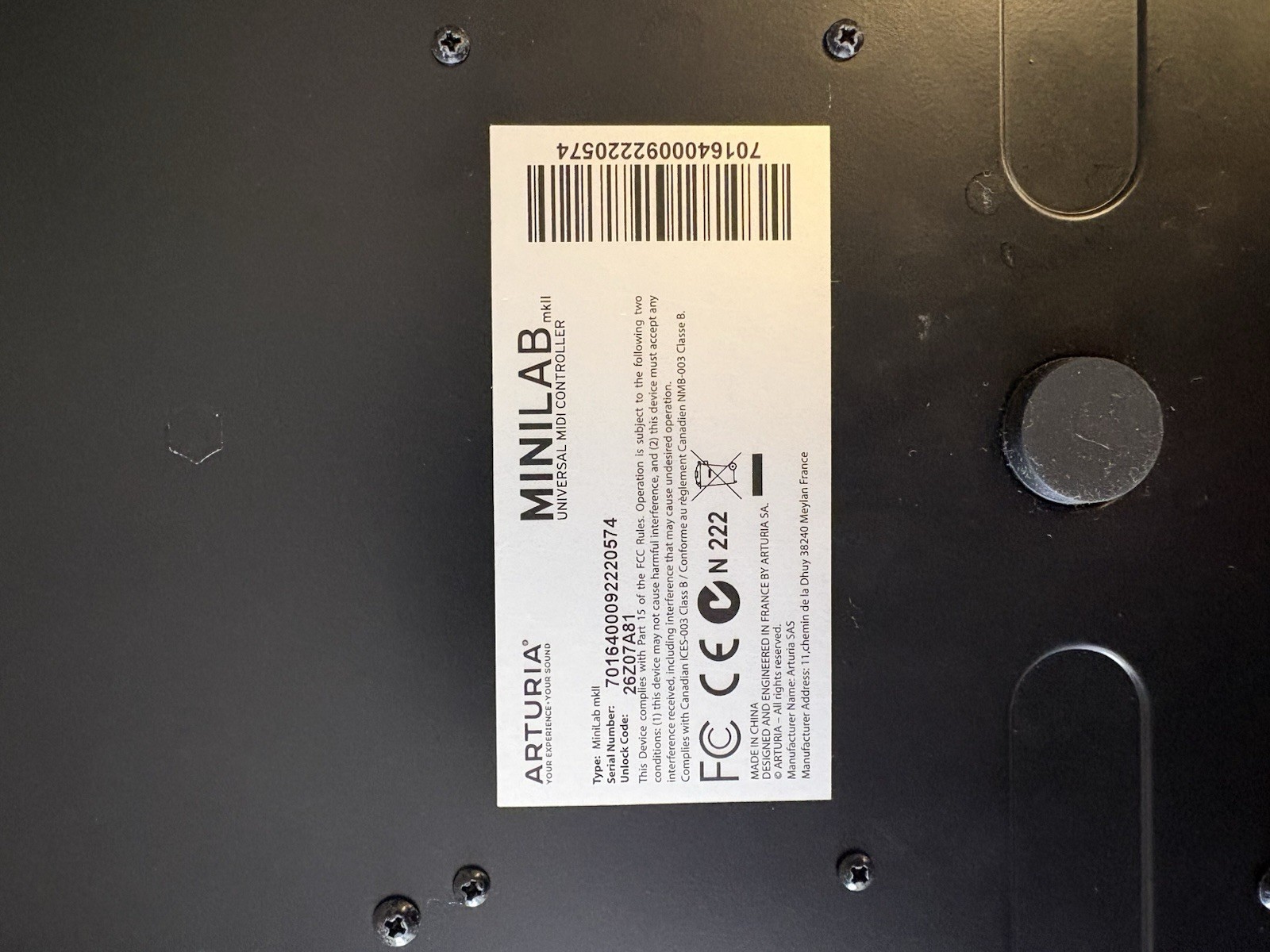 Arturia MiniLab MKII 25-Key Midi Controller Keyboard