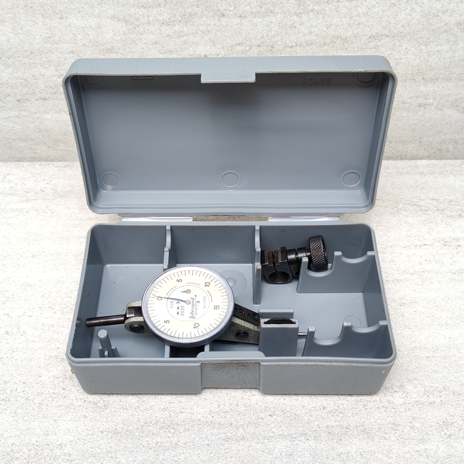 Interapid 312B-1, 74-111370 Dial Test Indicator .0005", Swiss Made