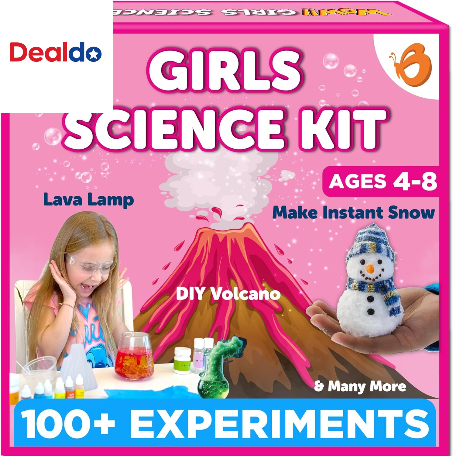100+ Girls Science Kit for Kids Ages 4 5 6 7 8 | Girls in STEM & Science Experim