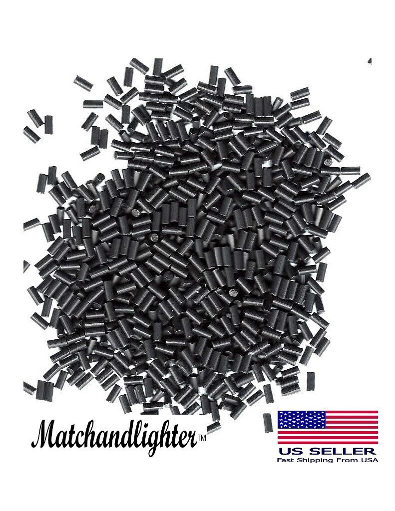 1000 pc Black Lighter Flints for Fluid/ Gas Lighters, Flint Refills  USA Ship