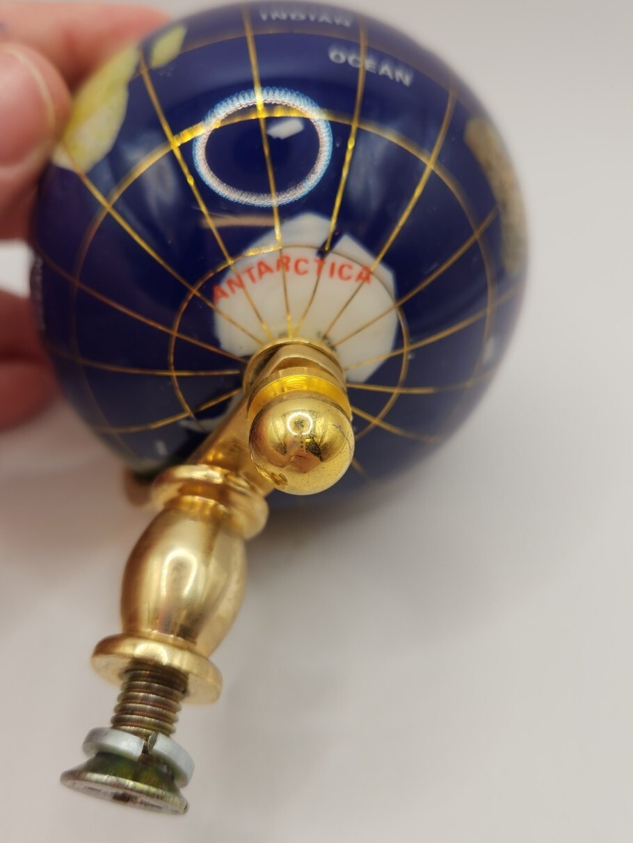 Stone & Abalone Mini 3.5" Globe--No Base