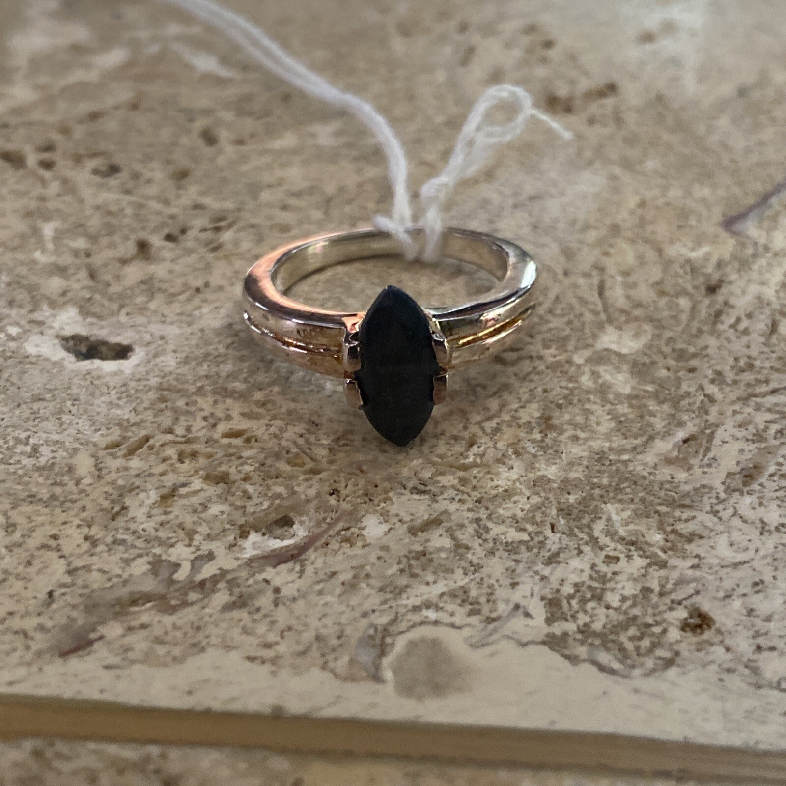 NWT SAPPHIRE 925 STERLING SILVER RING SIZE 7 MSRP $155 #2075