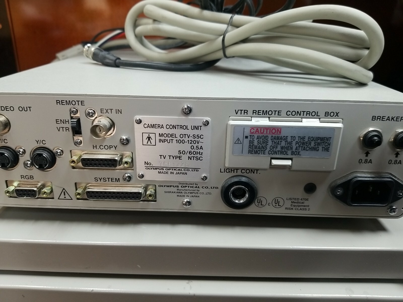 Olympus OTV-S5C Camera Control Unit Video Processor