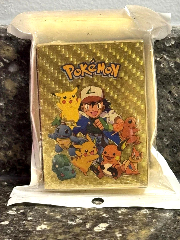 Pokemon Gold Foil Trading Cards 55-Pack Box | Common Collection | Style 5