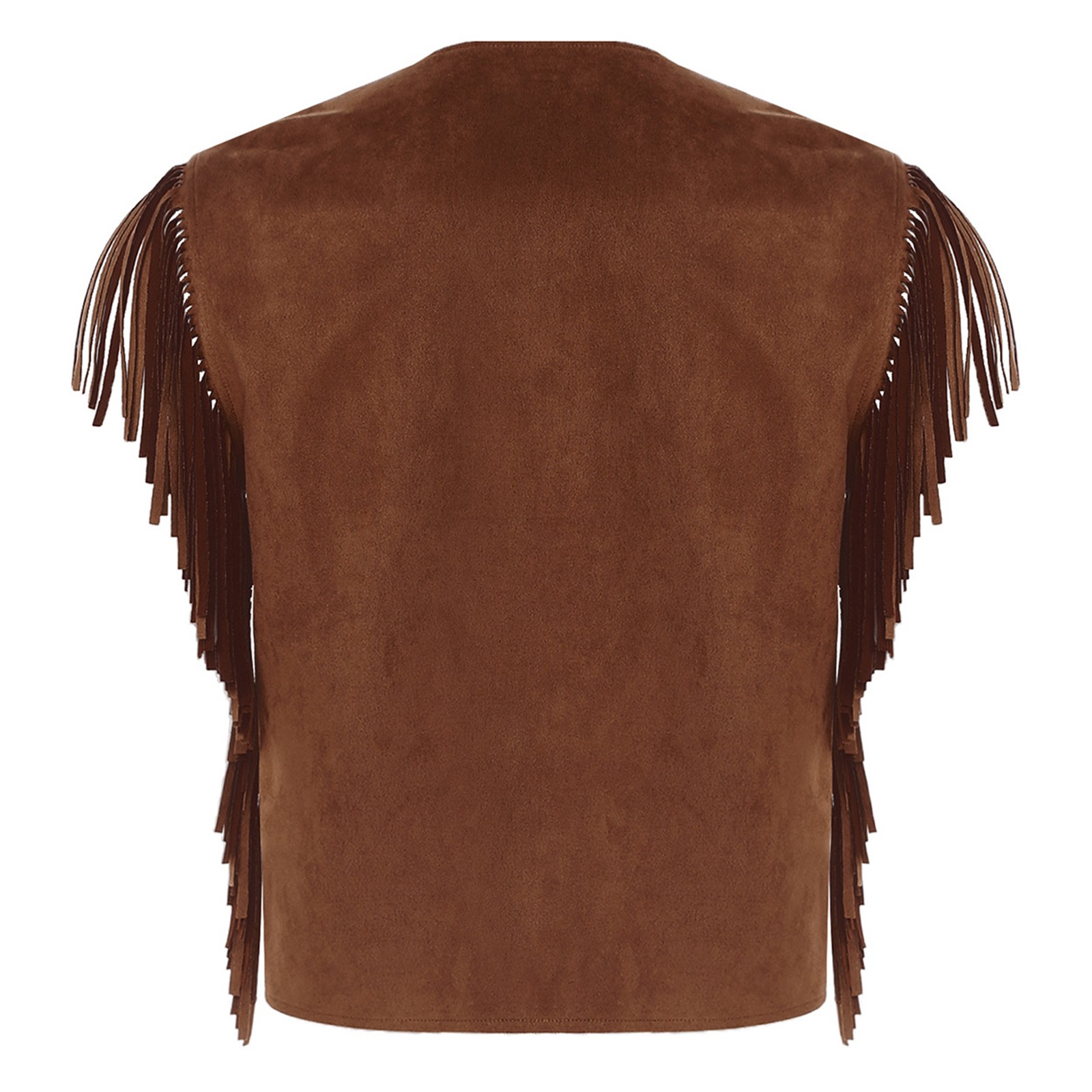 Mens Open Front Shrug Cardigan Cowboy Outfit Tassel Tassel Crop Top Vests