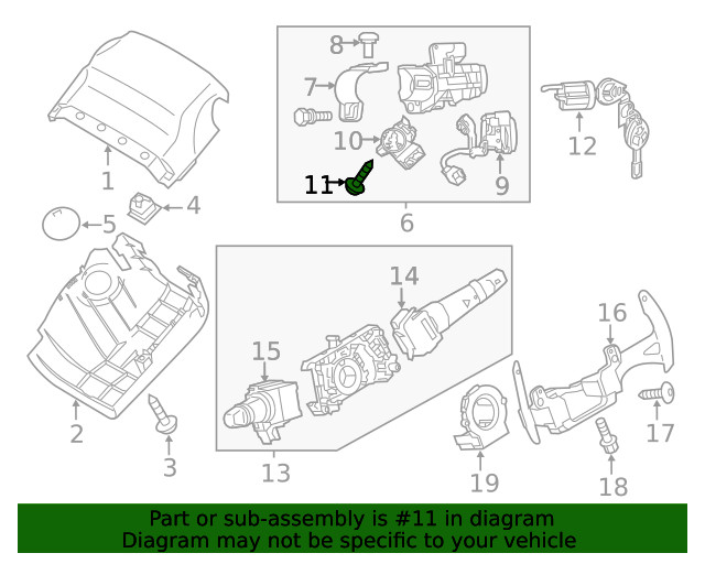 Genuine Mitsubishi Sensor Screw MS200124