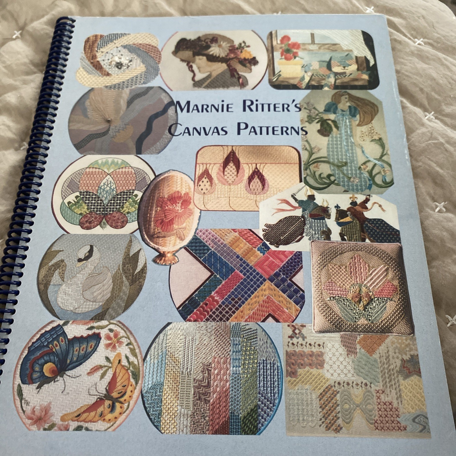 Marnie Ritter's Canvas Patterns 2004 Spiral-bound Autographed Needlework Stitch
