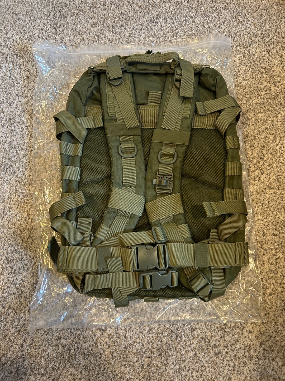 NEW USCCA Tactical Backpack Military Green Compression Straps, Multi Pockets