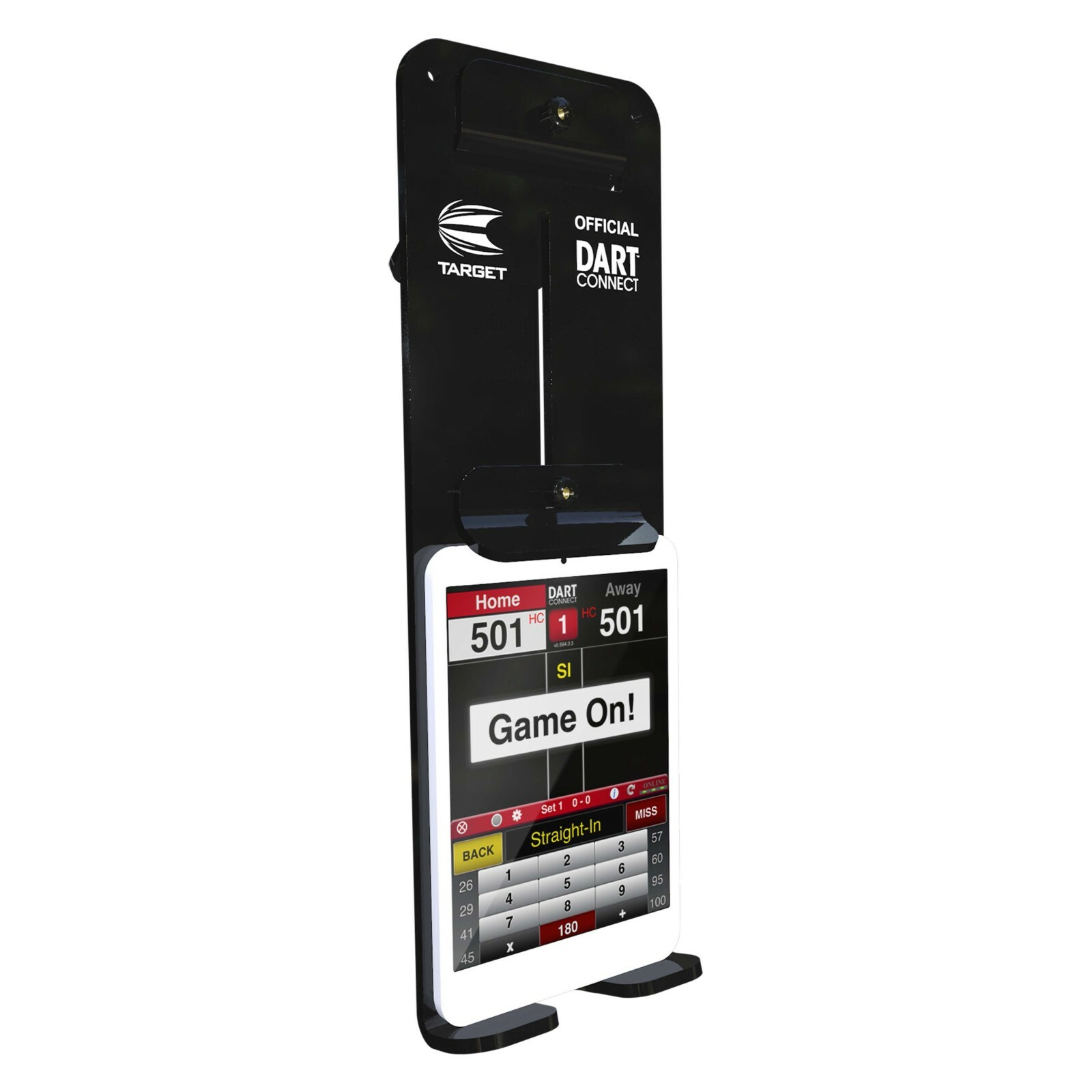 Target Darts Connect Tablet smartphone Holder Competition Dart Board Accessory