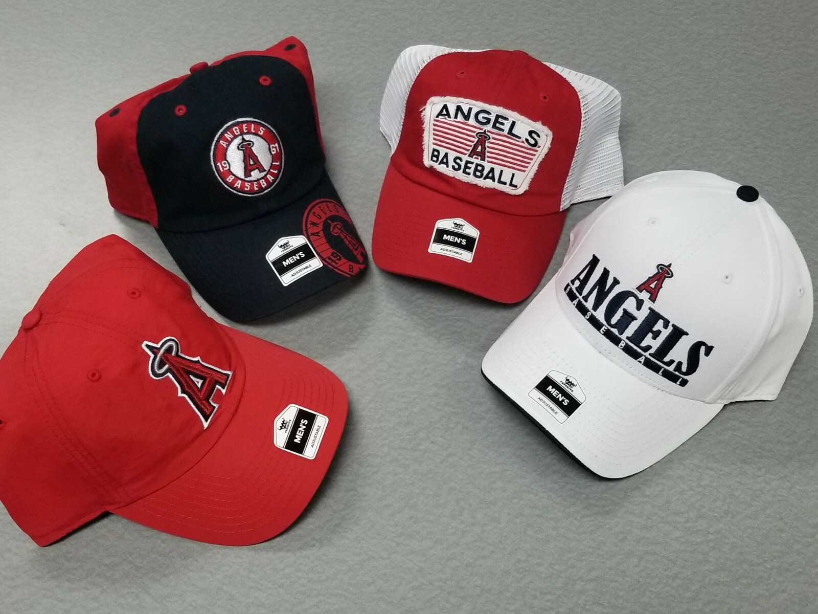 Los Angeles Angels Dad Hats Strap Back and Snap Back variety
