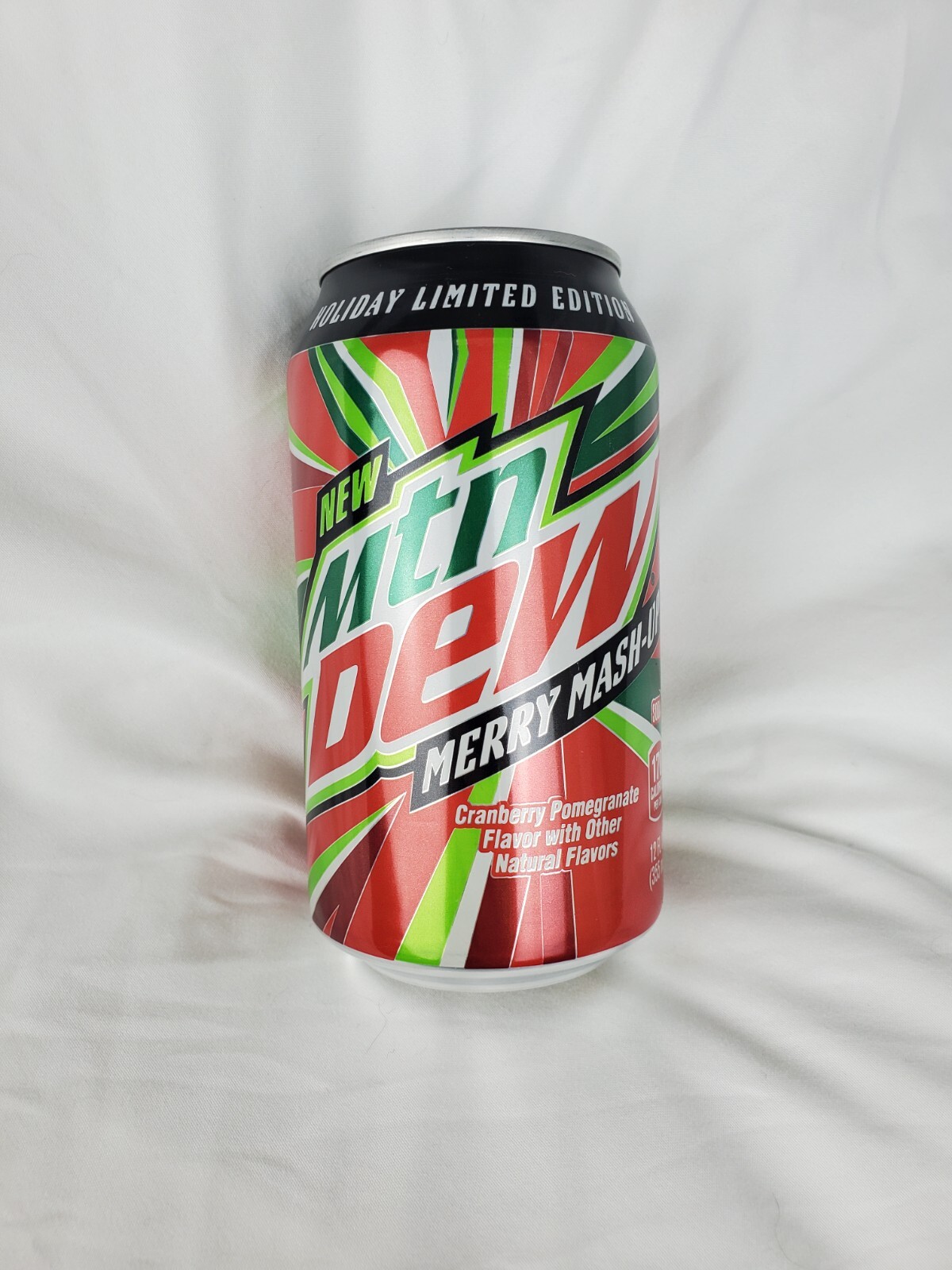 (Discontinued) 2018 Mtn Dew Merry Mashup - unopened can of Mountain Dew