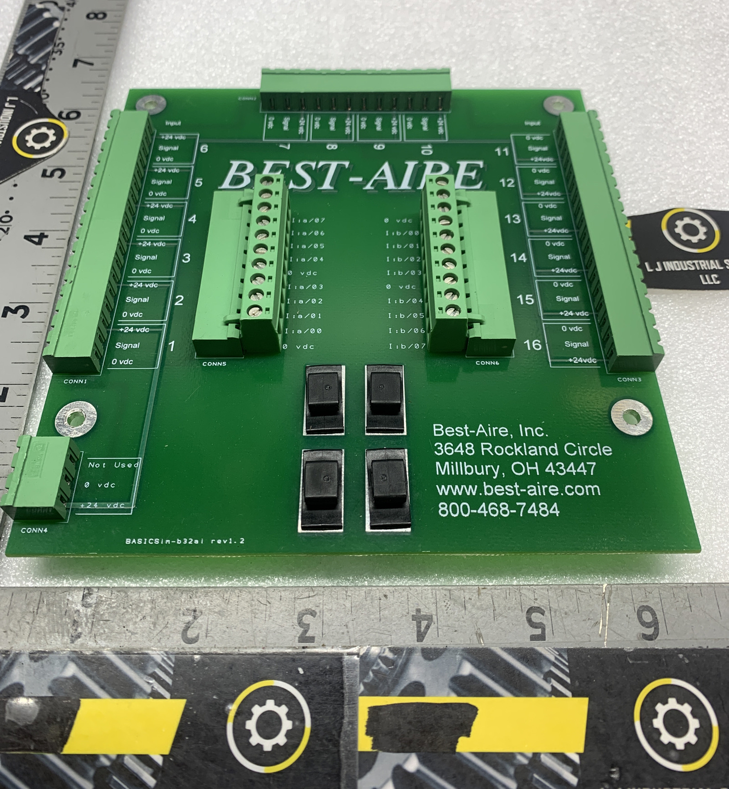 NEW! BEST-AIRE BASICSim-b32ai Power Supply Board #MULTIPLE IN STOCK_FAST SHIP!