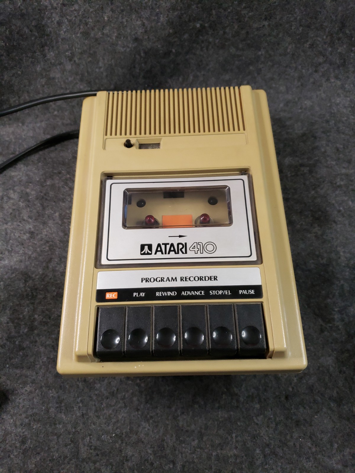 Atari 410 Program Recorder for Atari Computers for Repair needs belt ....(SB10)