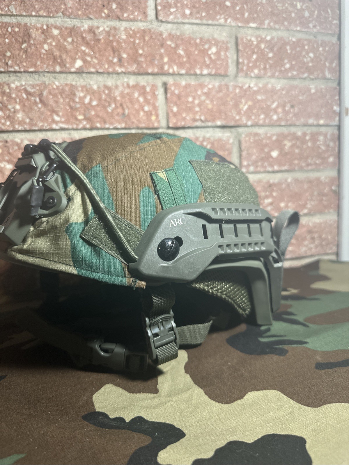Protech Delta 4 Ach Tactical Ballistic Helmet L/XL High Cut Modified #5