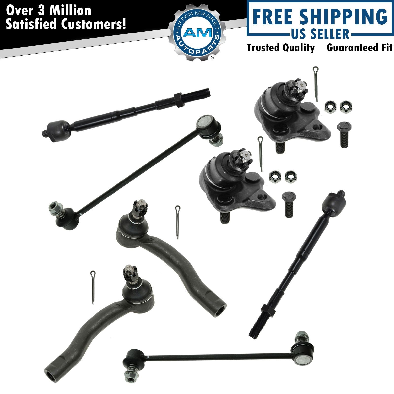 Steering & Suspension Kit Front LH RH Set of 8 for 03-08 Toyota Corolla New
