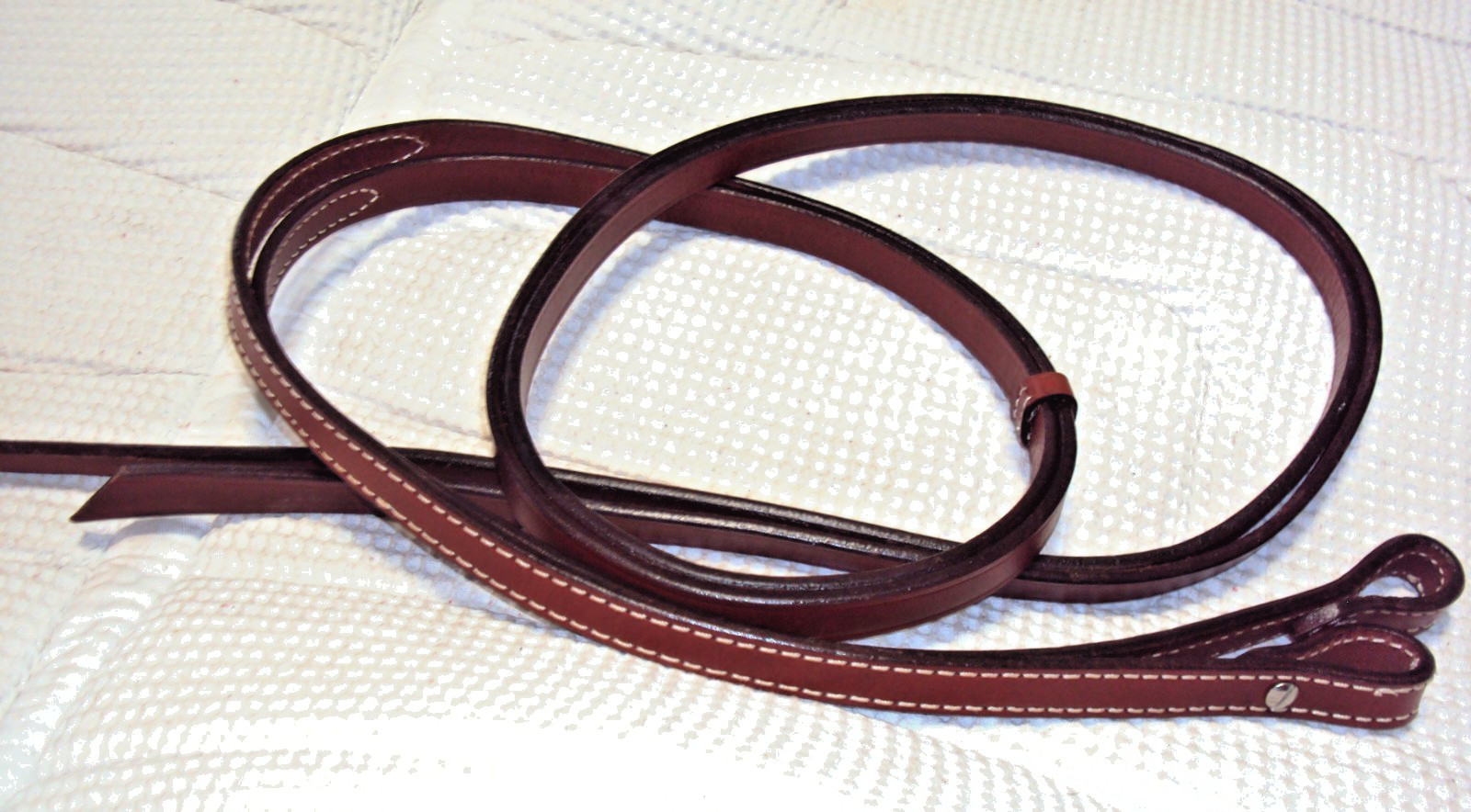 TABELO Western Reins - Brown Leather - 5/8" wide x 70" long - GREAT
