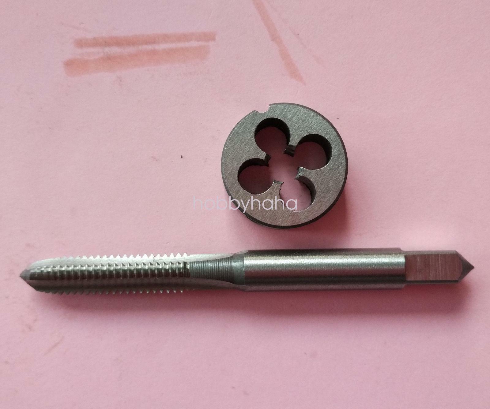 1pc HSS Machine 1/4-26 UNS Plug Tap and 1pc 1/4-26 UNS Die Threading Tool