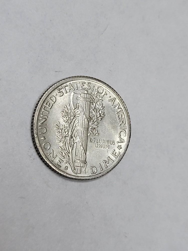 1940 S Mercury Dime