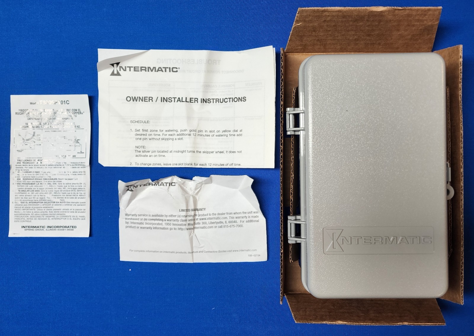 Intermatic T8805P101C Series Automatic Sprinkler Timer for Irrigation