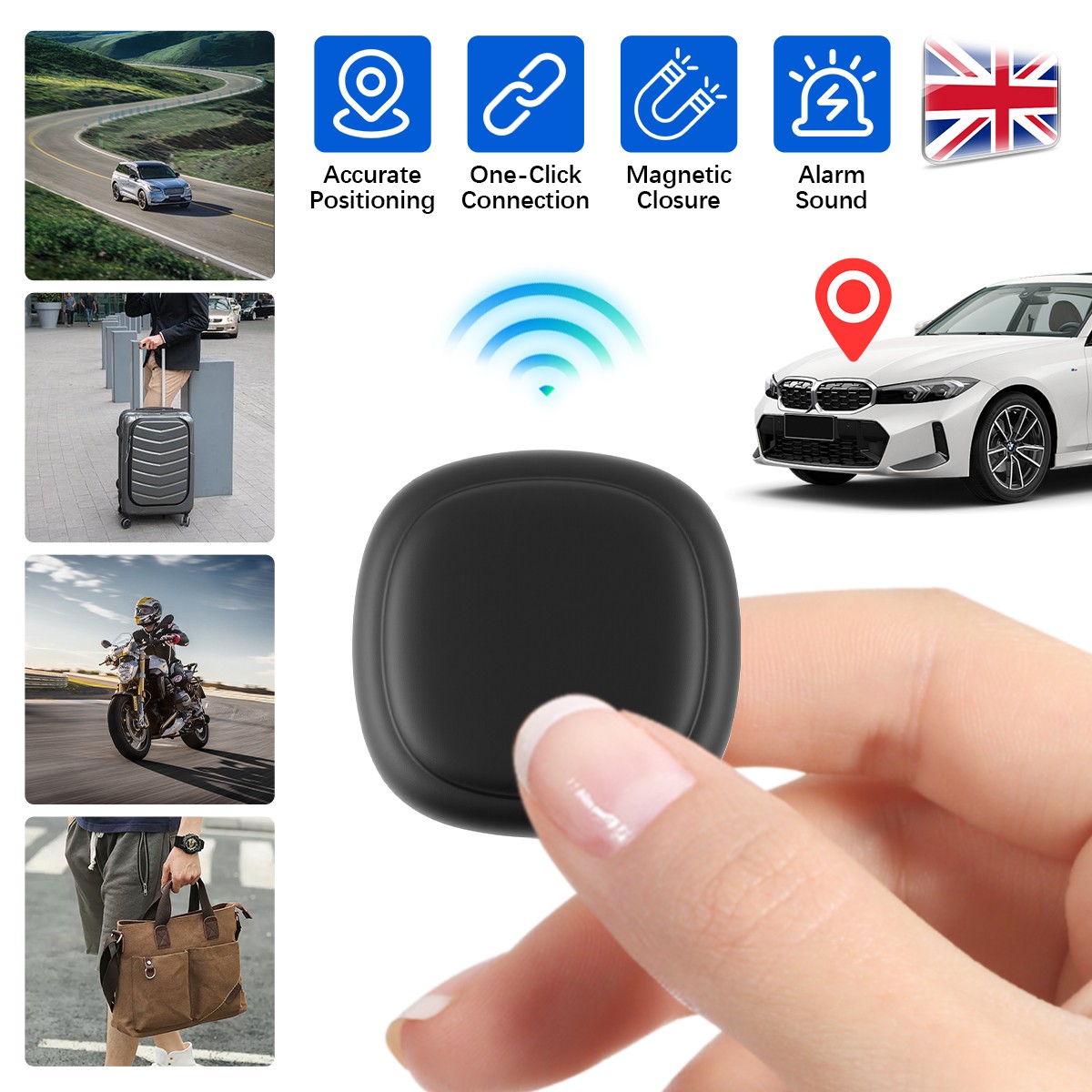 New Magnetic Bluetooth Tracker For iOS Android Smart GPS Locator Finder Keys Pet