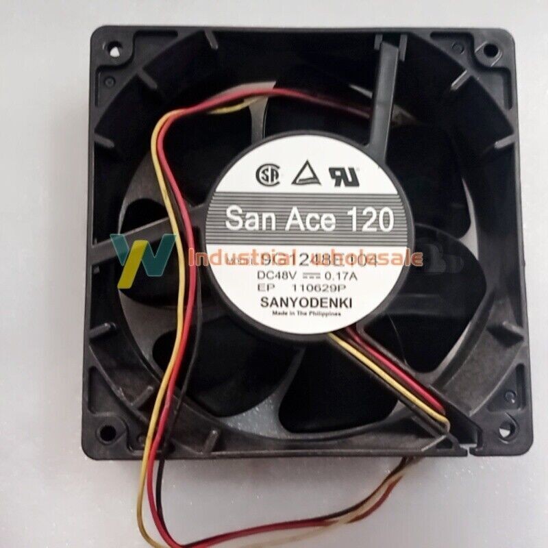 1pc brand New SAN Ace 9G1248E104 48V 0.17A 12038 120mm chassis cooling fan