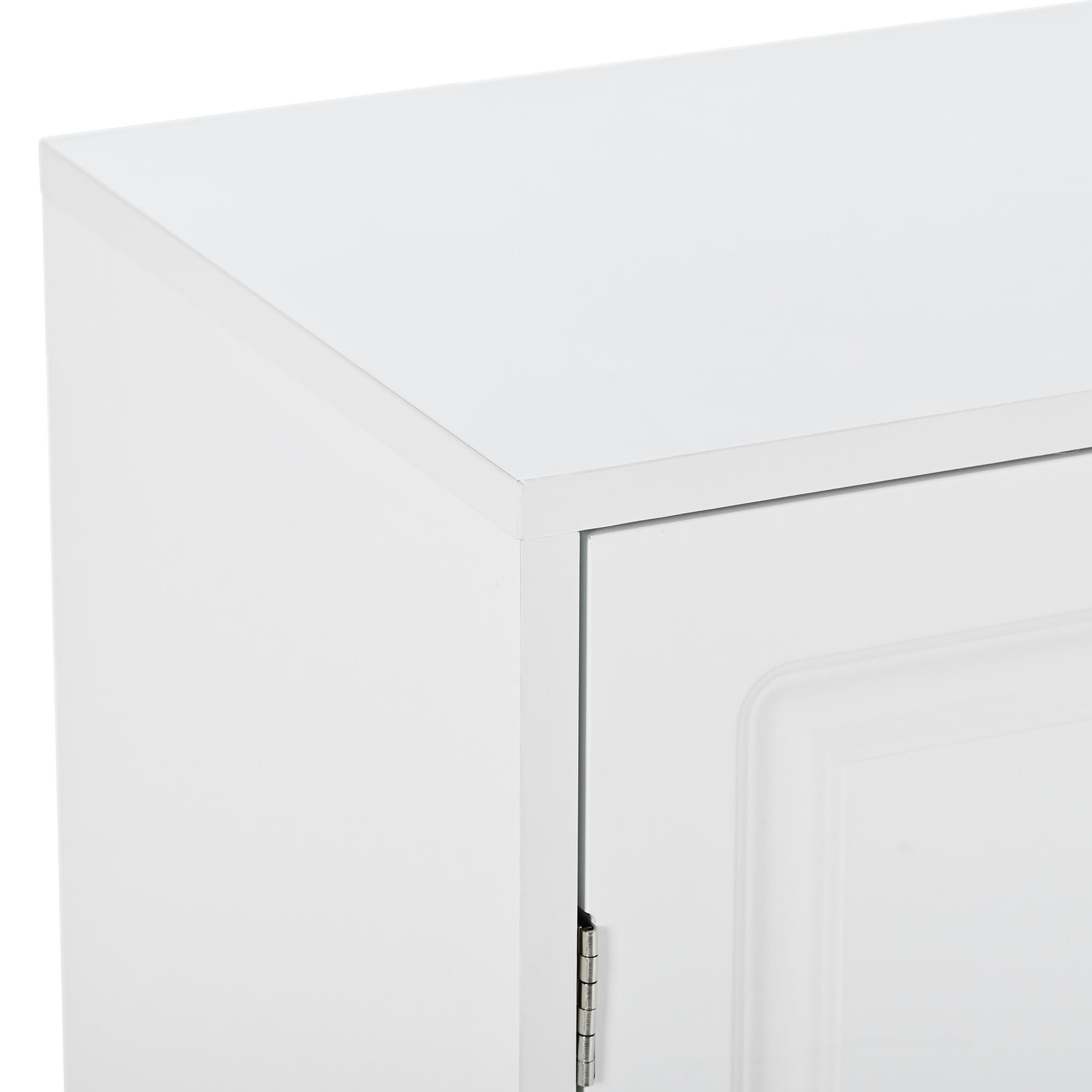 Durable Material Sleek and Modern Shoe Cabinet w/Space-saving Design Side Board