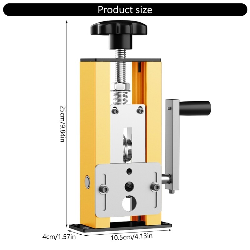 Manual Wire Stripping Machine 1-21mm Cable Cutting Machine with Hand Crank