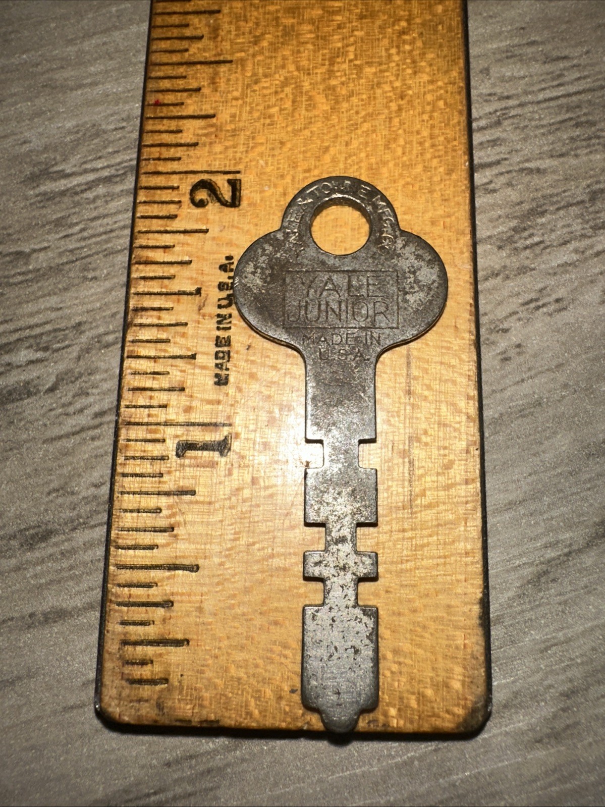 Yale & Towne Manufacturing Co. Skeleton Key Yale Junior Flat Key￼